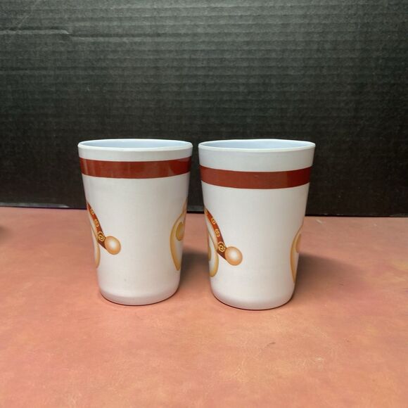 Citrus Grove Melamine Kids Tumbler Cup Santa Claus & Gingerbread Man Holidays - Picture 7 of 15